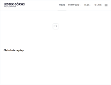Tablet Screenshot of leszekgorski.pl